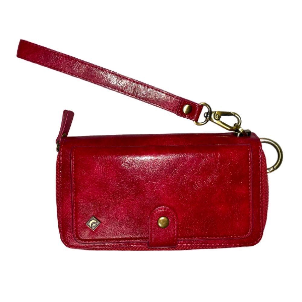 POLA Leather Wristlet